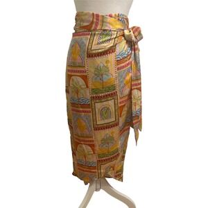 Dress Forum Los Angeles Medium sarong‎ wrap skirt beach resort coverup cruise